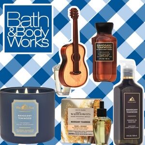 BATH & BODY WOFKS Mohogany Teakwood 5pc Bundle